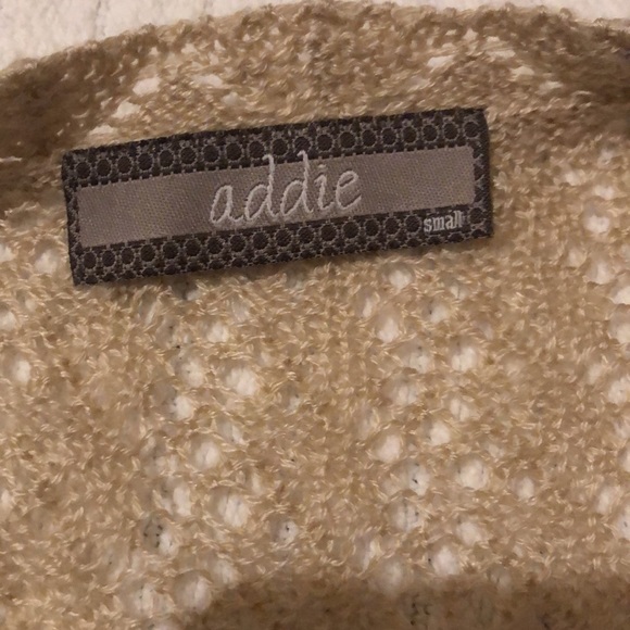 Lizard Thicket Addie Wheat Short Sleeved Cardigan - Picture 4 of 8